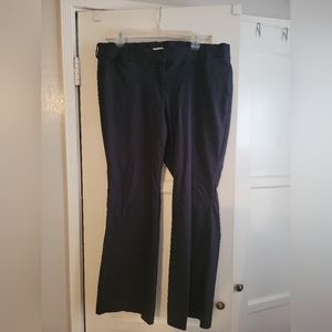 Lane Bryant Allie Sexy Stretch Straight Leg Pant 18R Navy